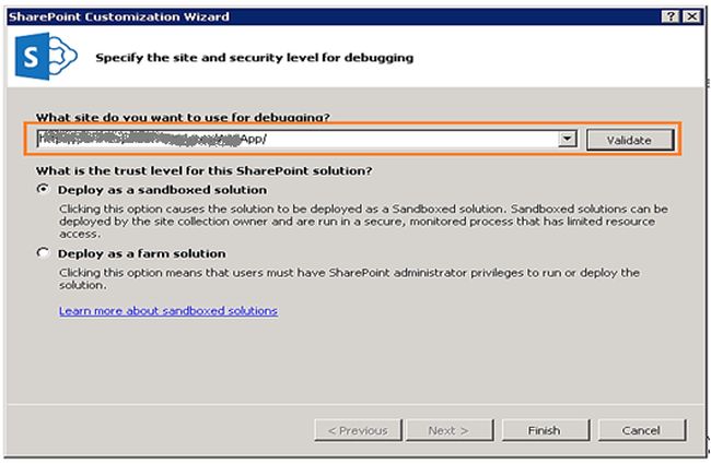 display as a sandboxed solution